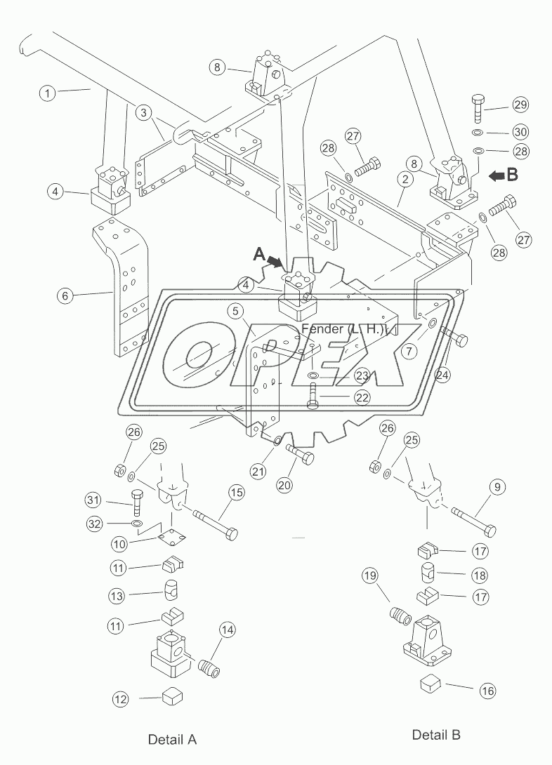 FRAME, ROPS 1