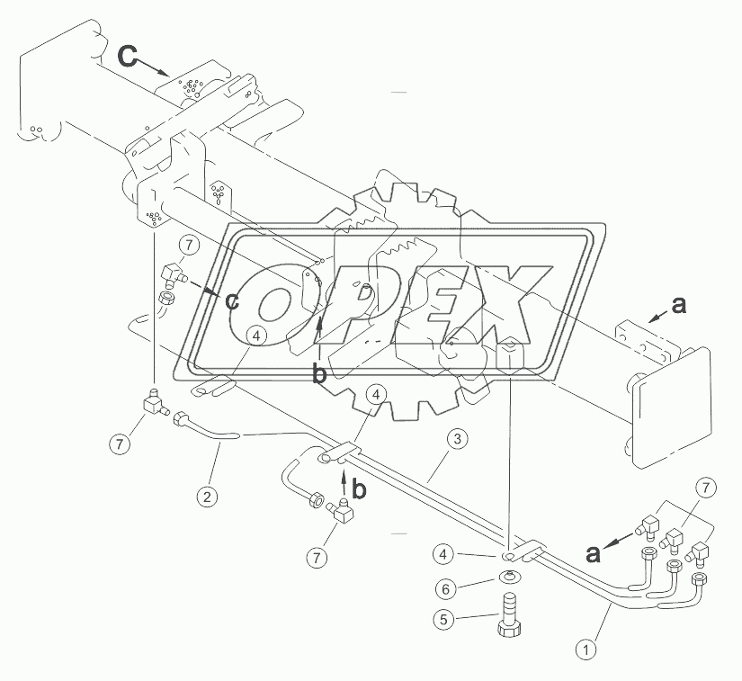 LUBRICATING AND TRACK RECOIL SYSTEM