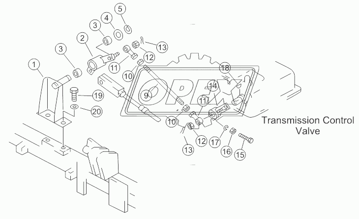 TRANSMISSION CONTROL LINKAGE (3/3)