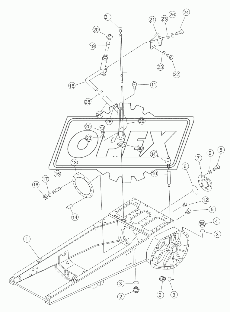 FRAME (FOR ENGINE WD12)