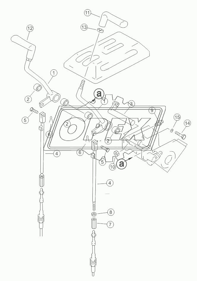 STEERING CONTROL LEVER