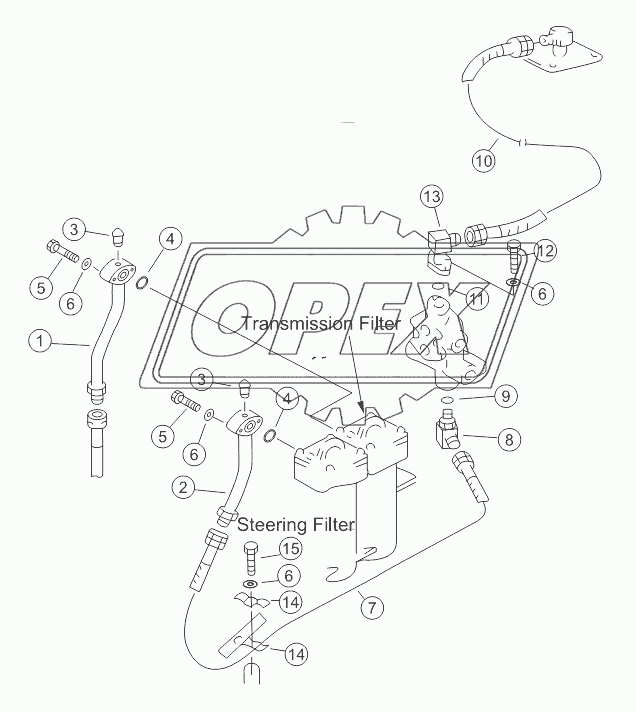 STEERING PIPING (2/3)