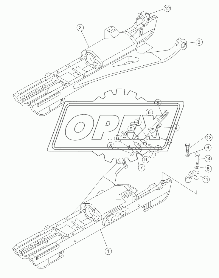TRACK FRAME ASS'Y