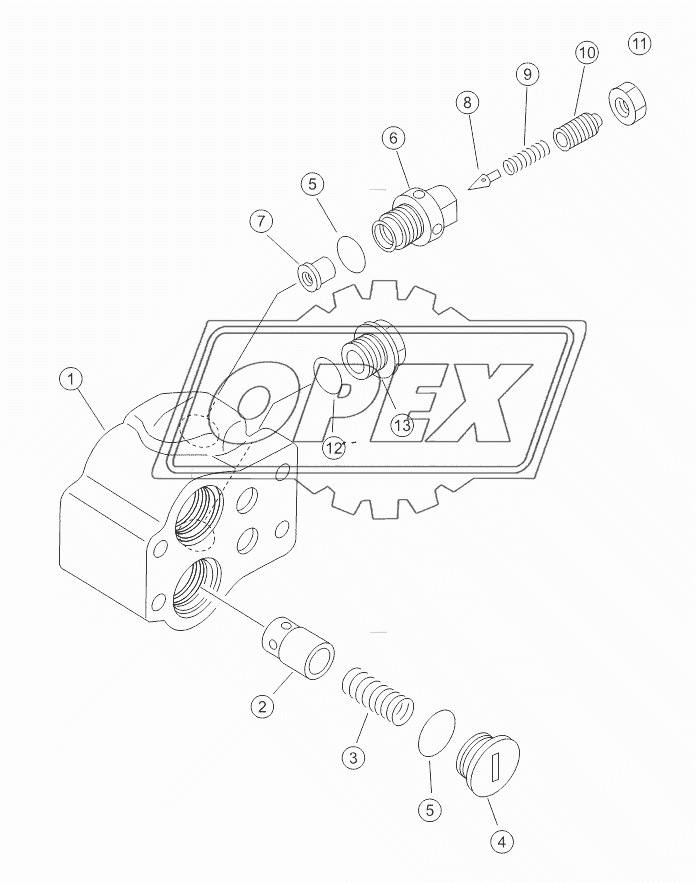 RIPPER CONTROL VALVE (2/2)