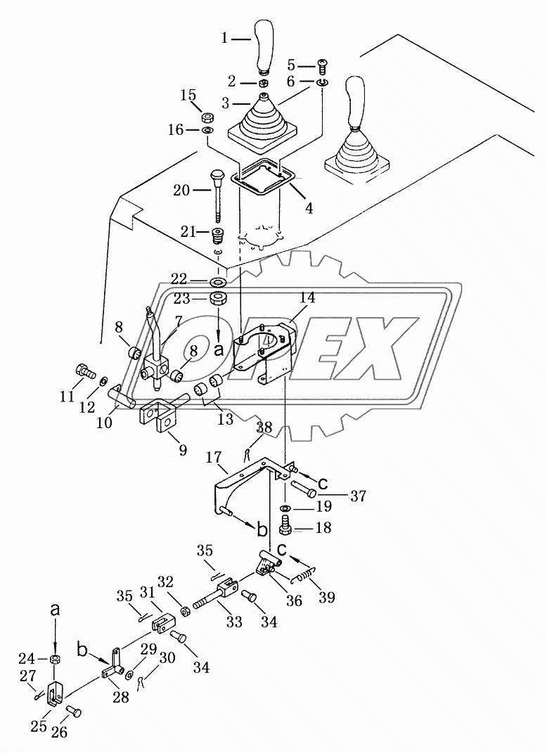 BLADE CONTROL LEVER