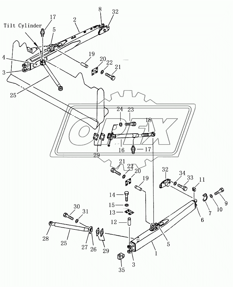 STRAIGHT TILT FRAME