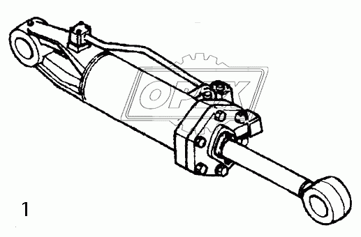 SINGLE SHANK RIPPER TILT CYLINDER
