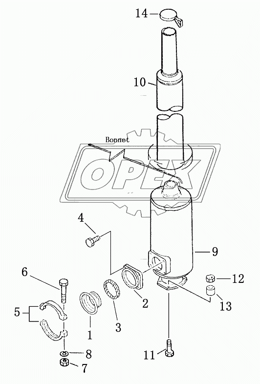 EXHAUST MANIFOLD AND MUFFLER