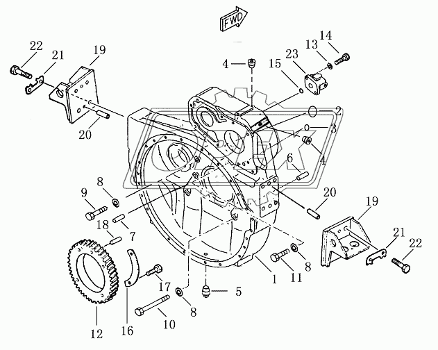 FLYWHEEL HOUSING ASS’Y