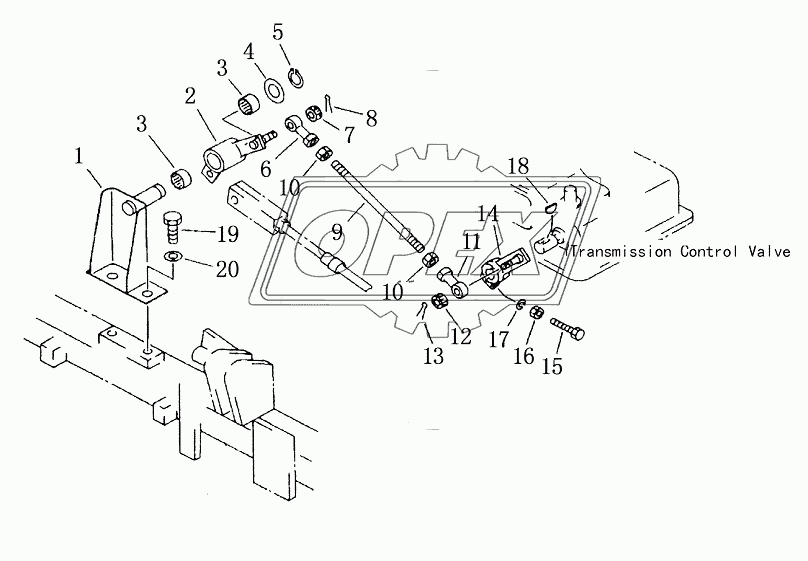 TRANSMISSION CONTROL LINKAGE (3/3)