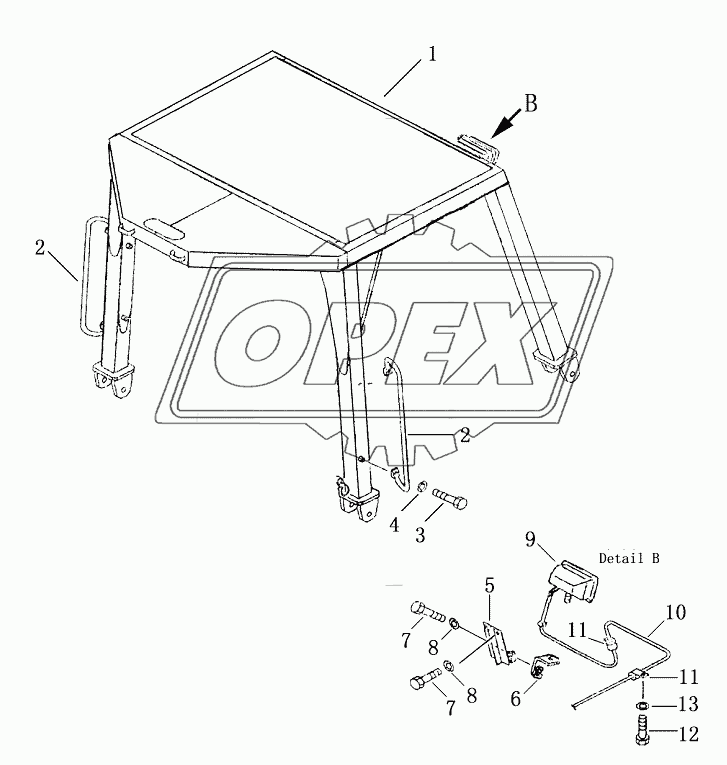 ROLL OVER PROTECTIVE STRUCTURE