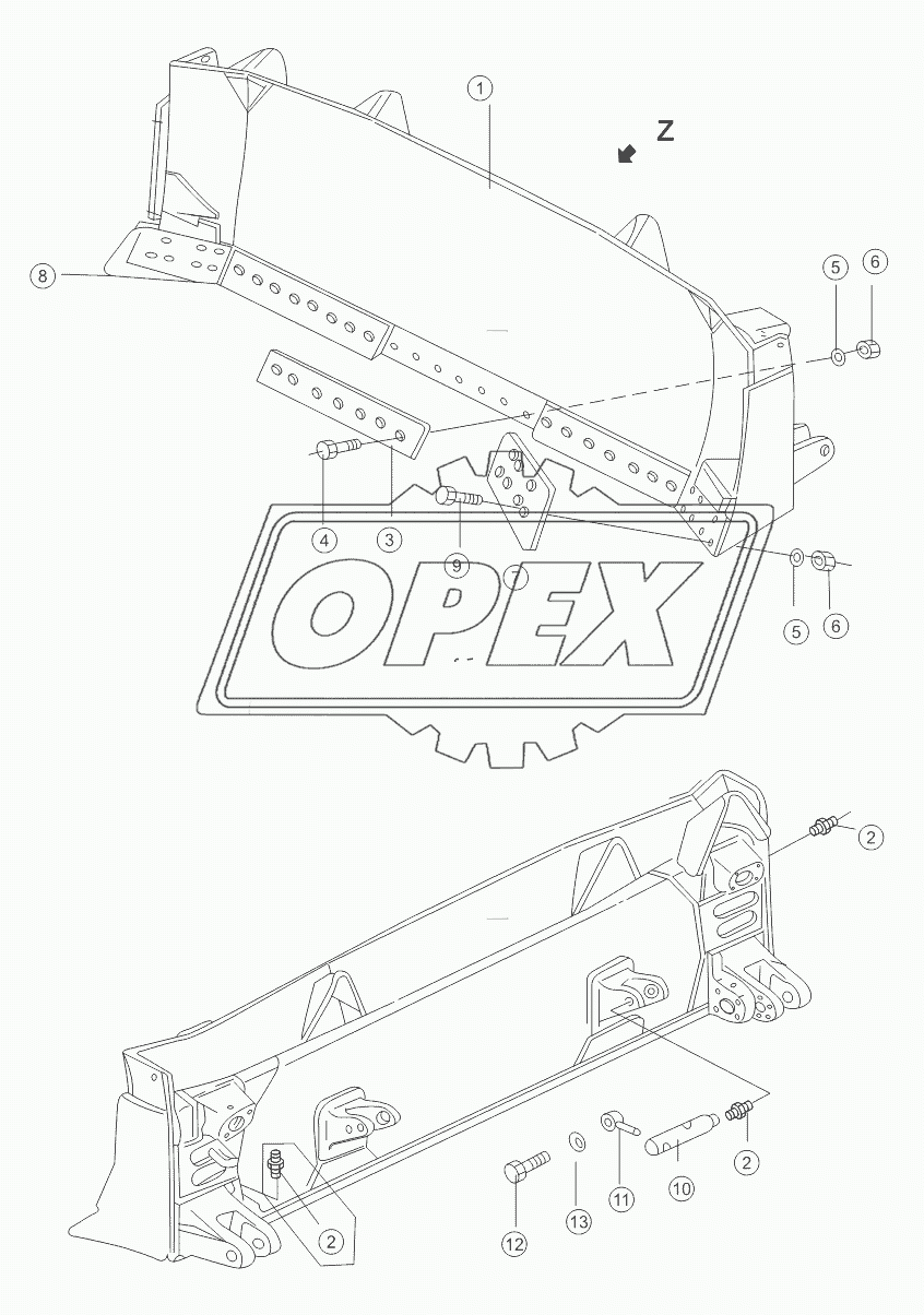 STRAIGHT TILT BLADE