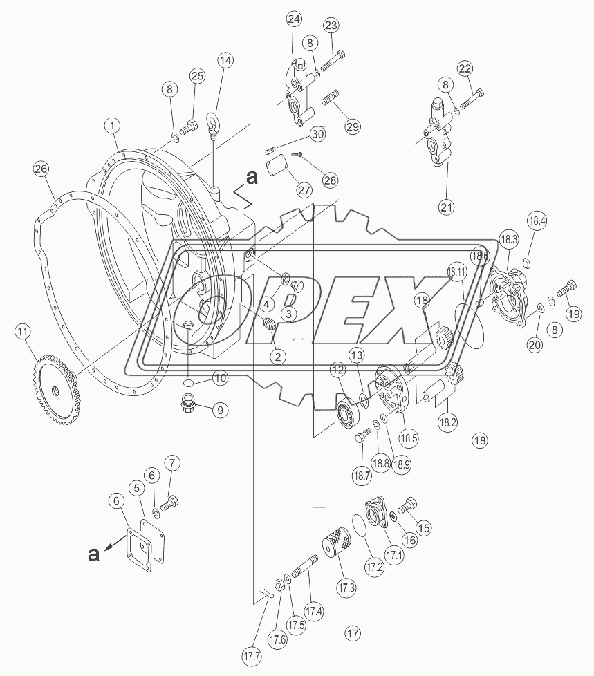 TORQUE CONVERTER HOUSING AND VALVE