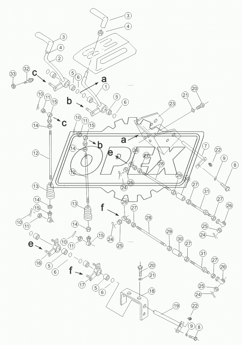 STEERING CONTROL LEVER