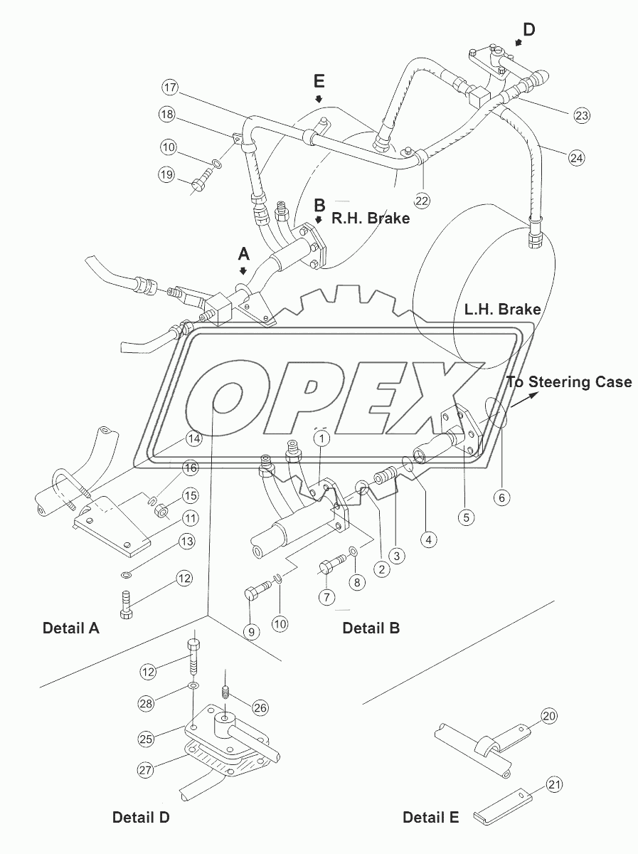 STEERING PIPING SYSTEM (2/2)