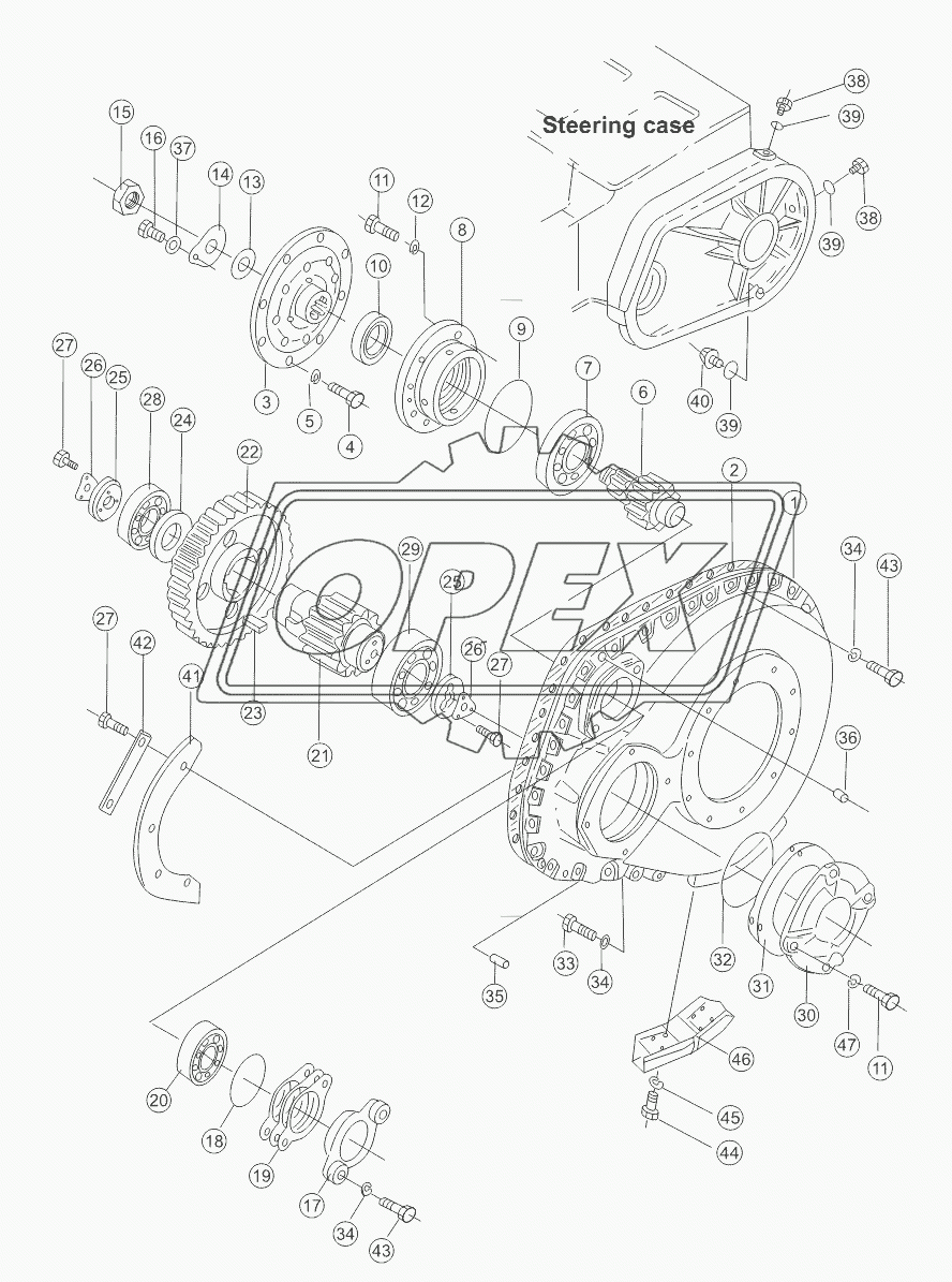 FINAL DRIVE CASE