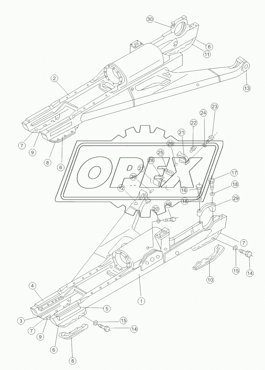 TRACK FRAME  ASSY