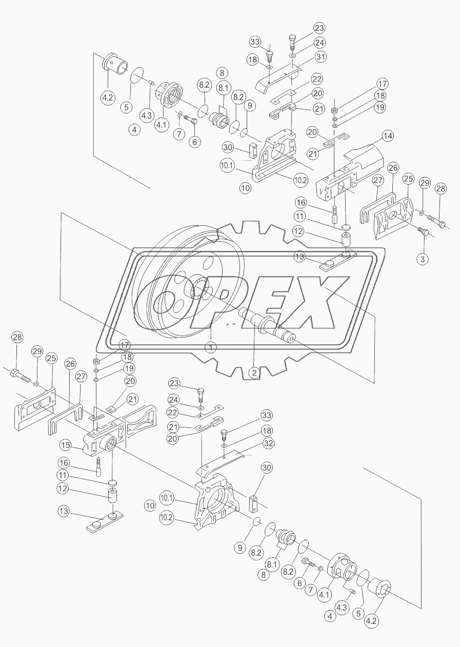 FRONT IDLER  ASSY