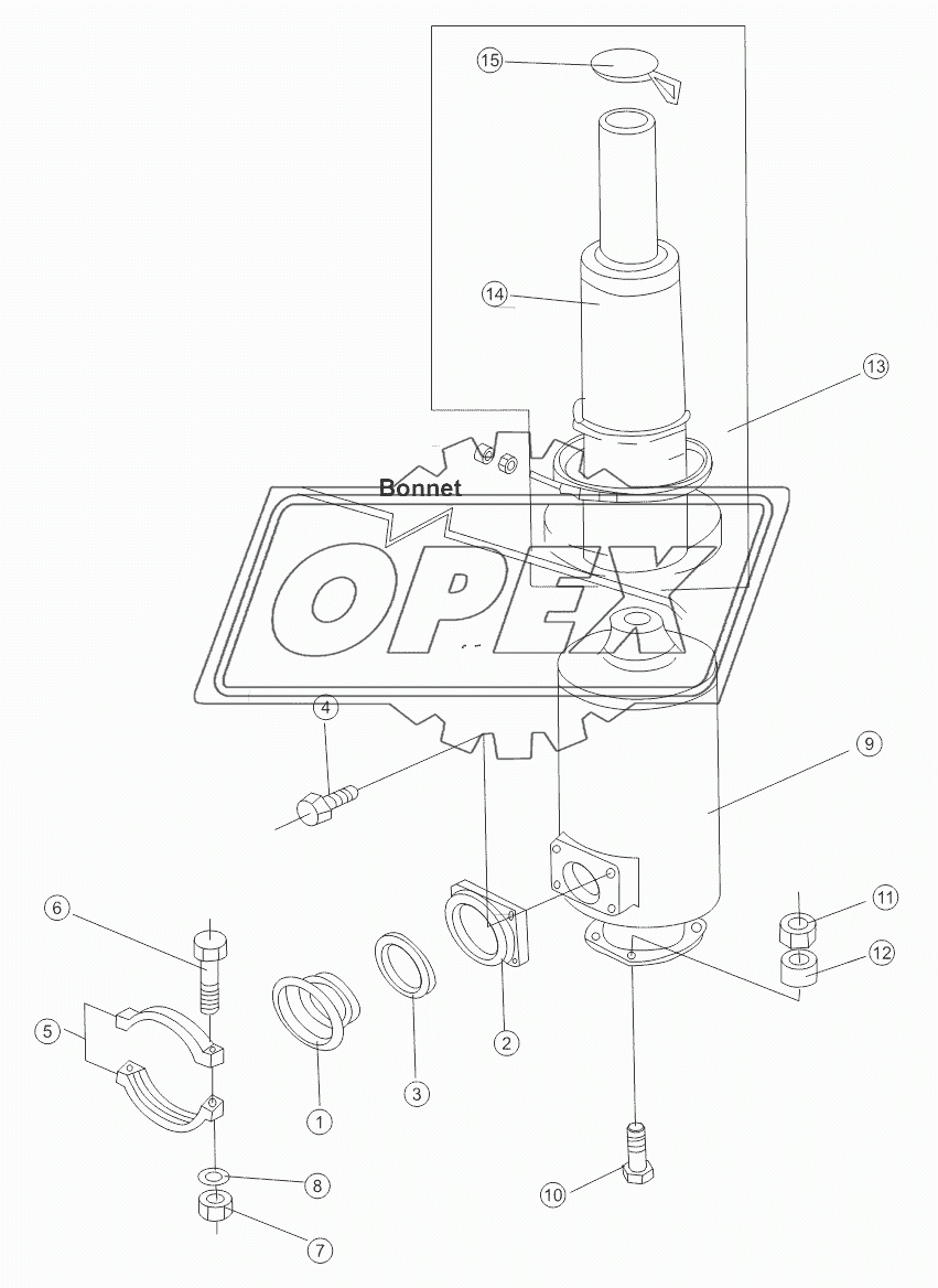 EXHAUST PIPE AND MUFFLER