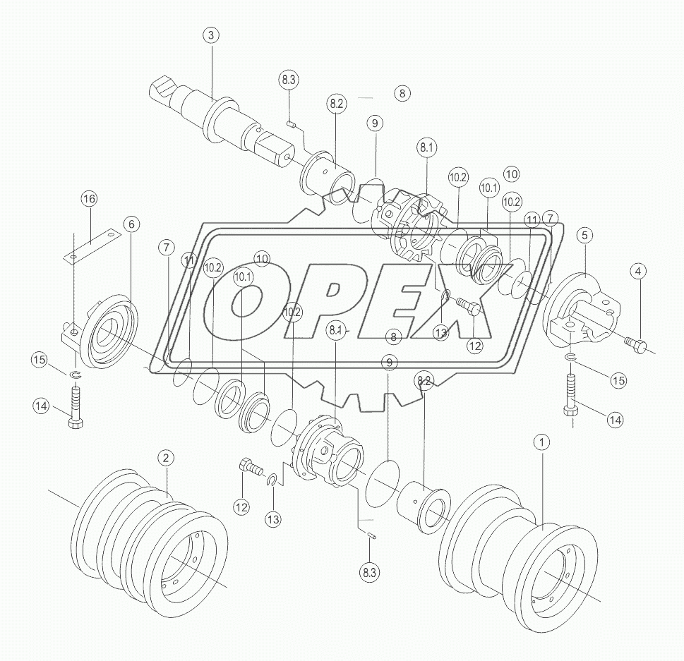 TRACK ROLLER  ASSY