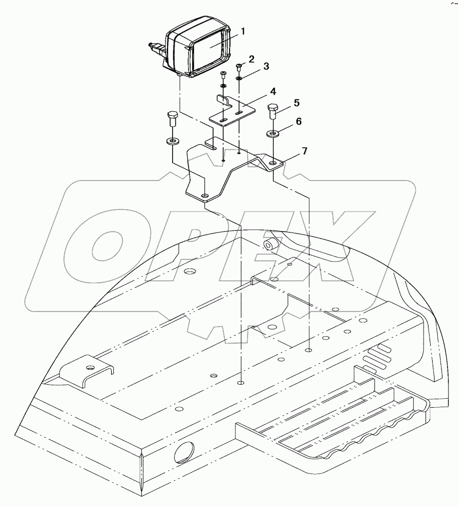  TOOL BOX'LAMP MONUTING