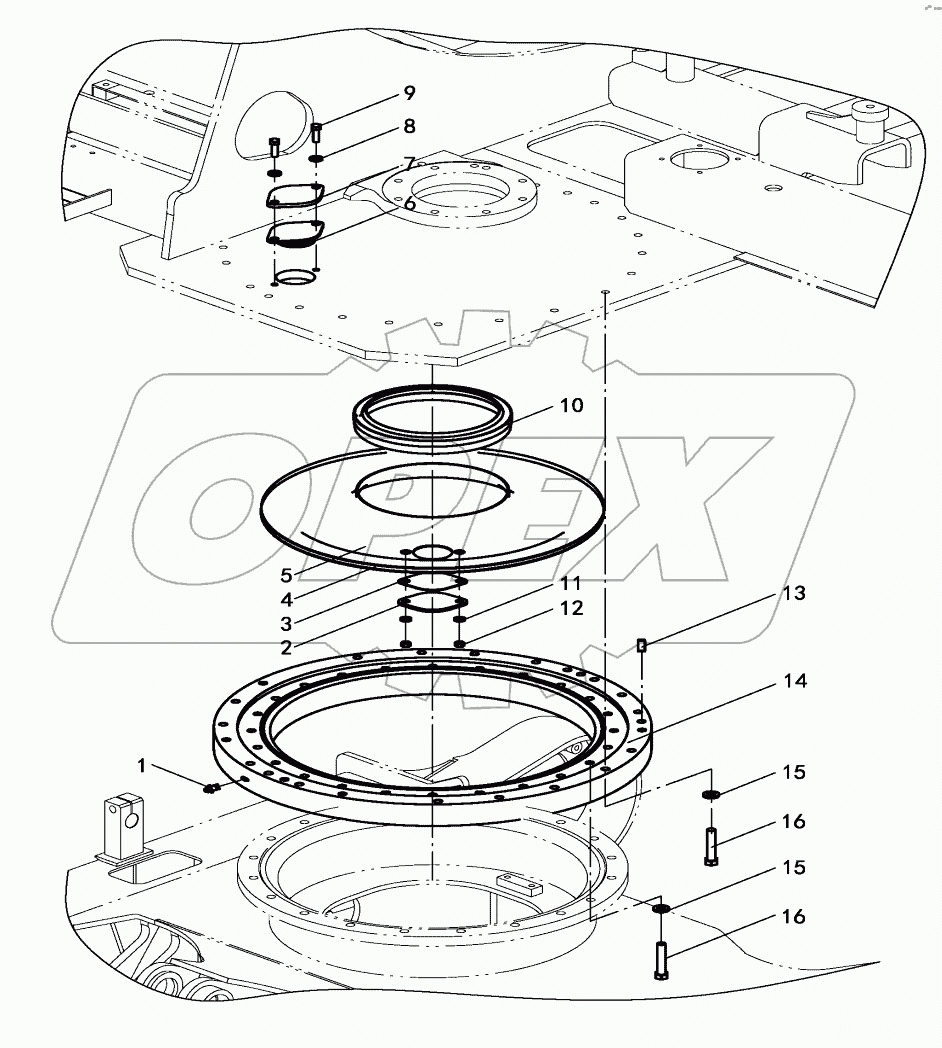 SWING CIRCLE ASSY (J170-23B-000000)