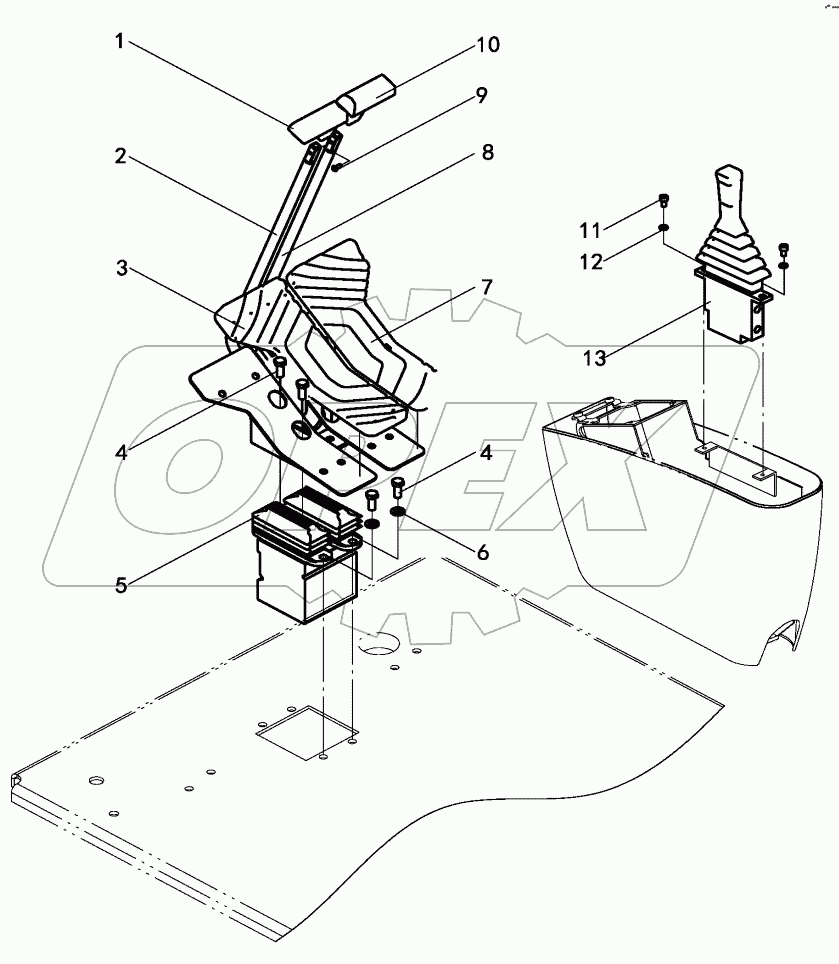  TRAVELING CONTROL ASSY