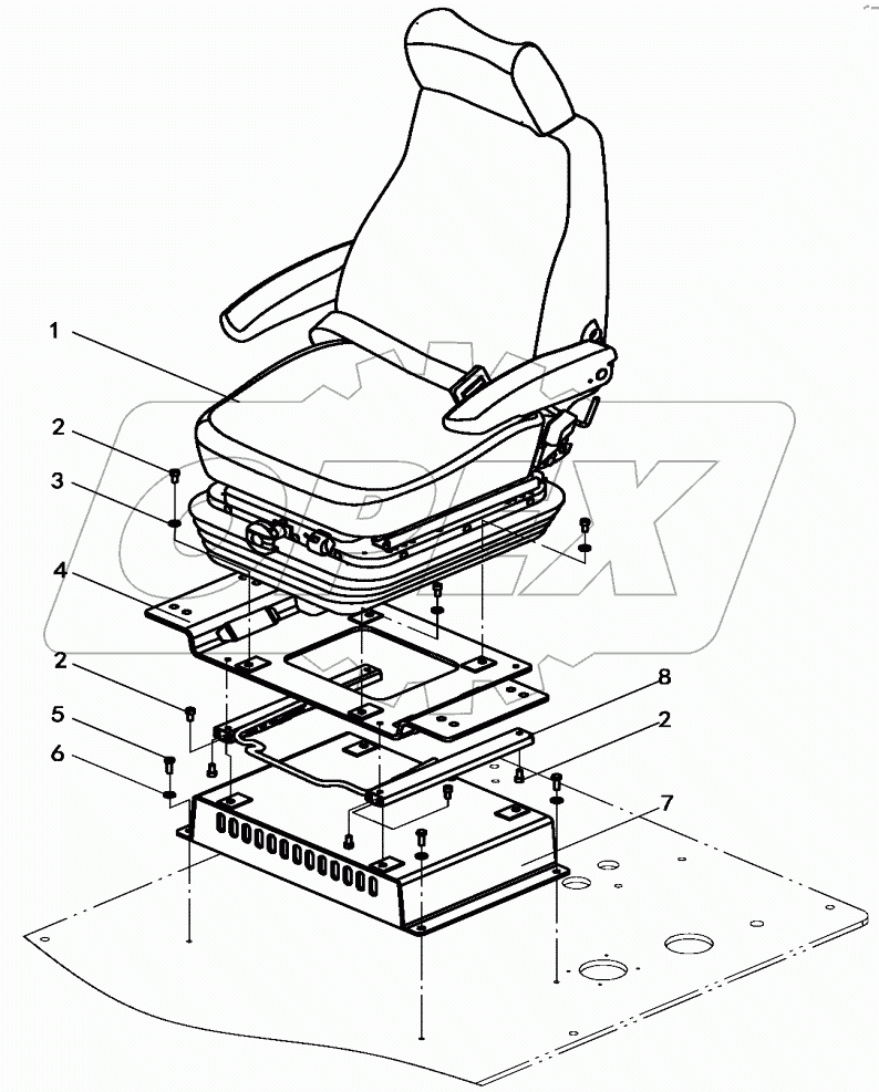 SEAT ASSY (J170-37B-000000)