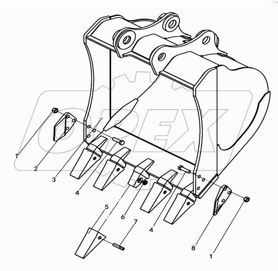  BUCKET ASSY (J170-63B-000000)