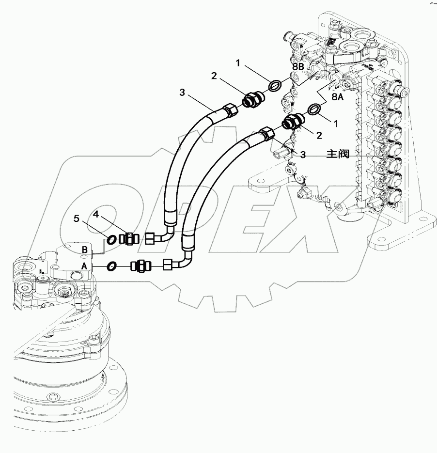  REVOLVING FRAME PIPING