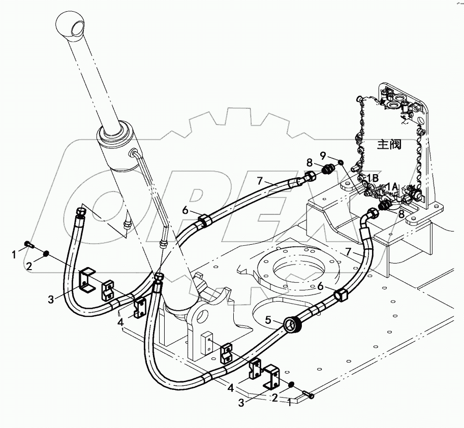  REVOLVING FRAME PIPING