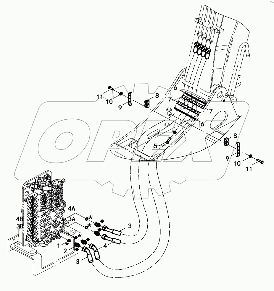  REVOLVING FRAME PIPING