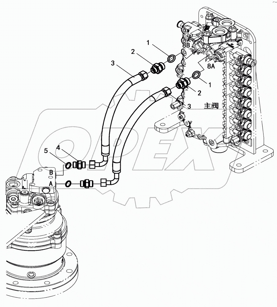  REVOLVING FRAME PIPING
