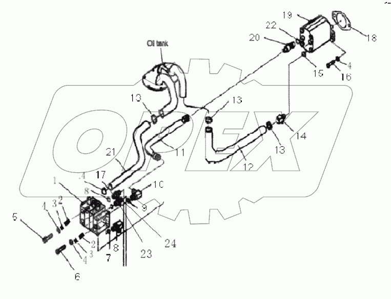 WORKING PIPELINE ASSY SF38/38T (495)