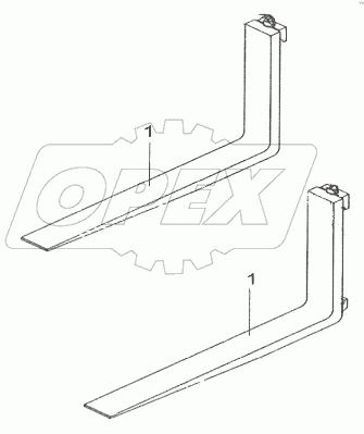 FORK ASSY 3.5TSTD SF35