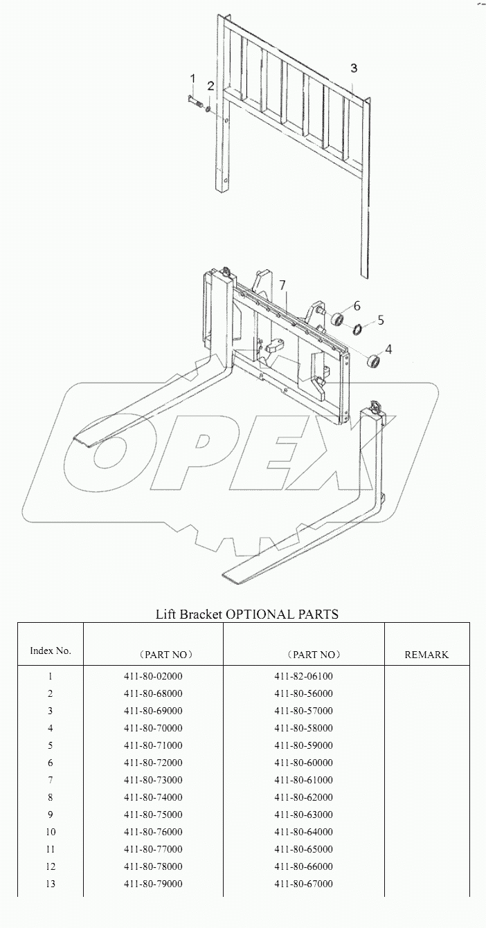 LIFT BRACKET SF35