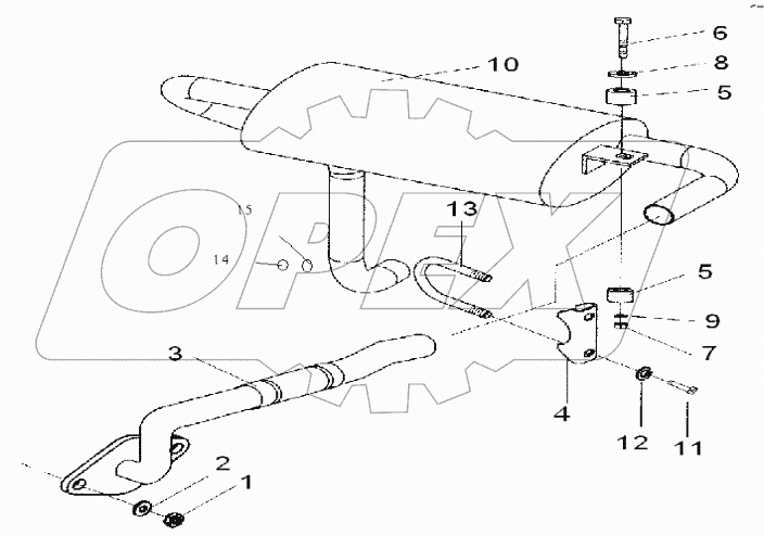 EXHAUST SYSTEM I-SF30Y S-SF30/30T (С240)