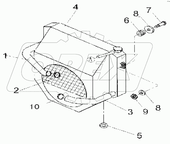 COOLING SYSTEM (DIESEL) 4TNE98 I-SF30, S-SF30, SF35