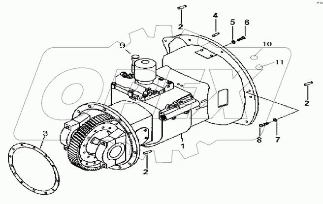 TORQUE CONVERTER TRANSMISSION ASSY I-SF30Y (GQ491GP)