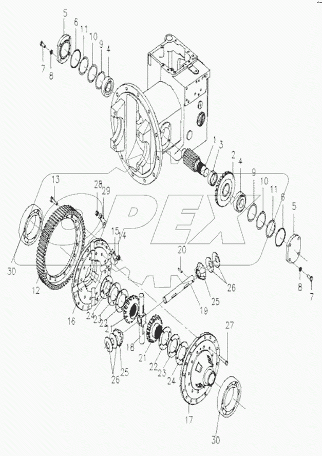 TORQUE CONVERTER TRANSMISSION ASSY (7/8)