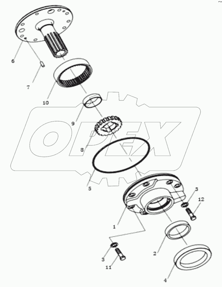 TORQUE CONVERTER TRANSMISSION ASSY (8/9)