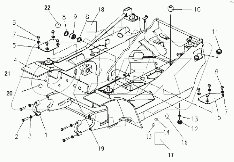 FRAME ASSY S-SF30/30T (CA498-97, 4TNE98)