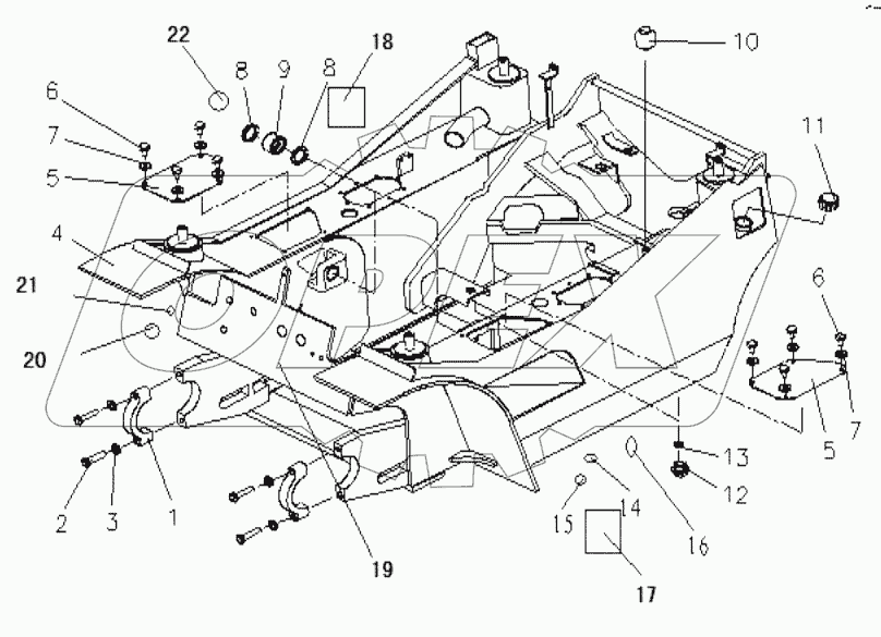 FRAME ASSY 4TNE98 I-SF30, SF35