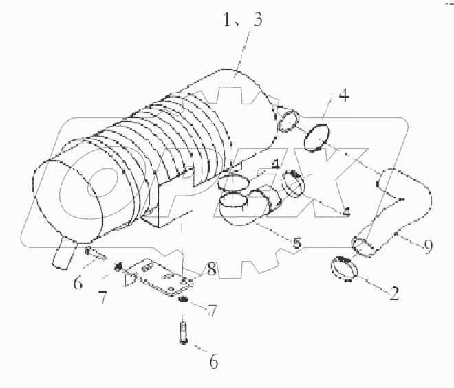 AIR CLEANER ASSY S-SF30 (C240)