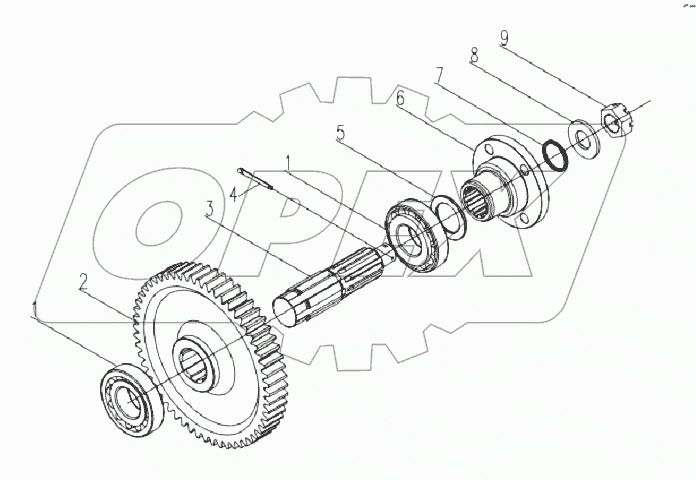 SHAFT (POWER OUT) ASSY