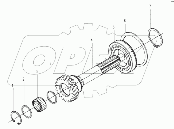 SHAFT (POWER IN) ASSY