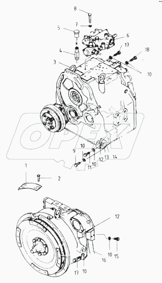 TORQUE CONVERTER TRANSMISSION ASSY