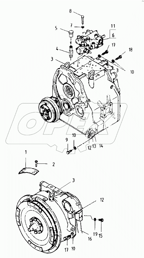 TORQUE CONVERTER TRANSMISSION ASSY