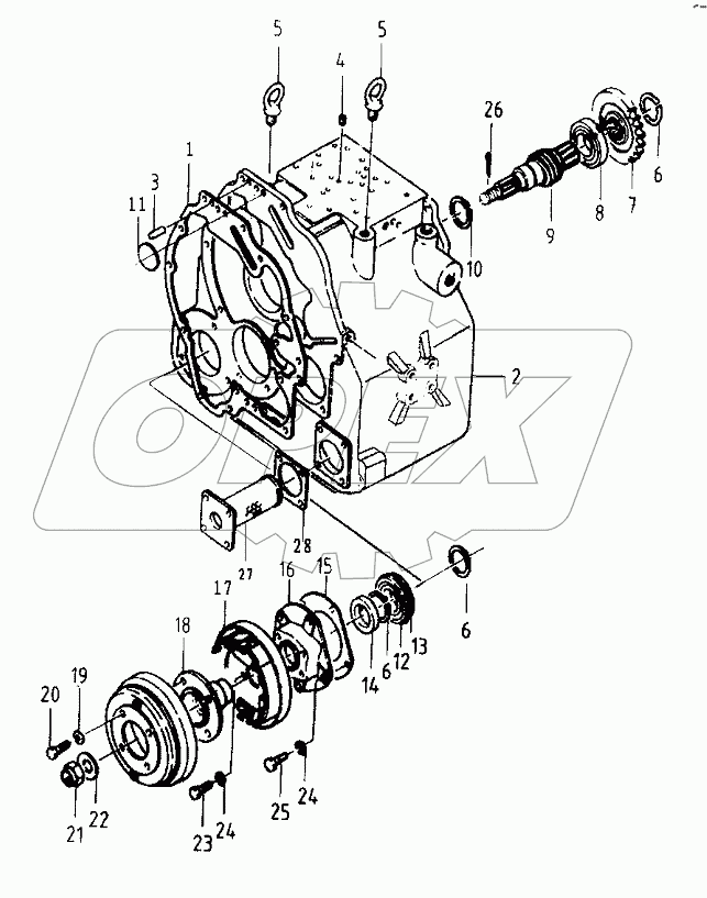 TORQUE CONVERTER TRANSMISSION ASSY