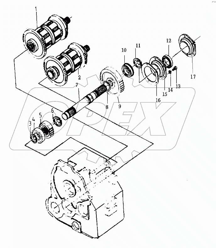 TORQUE CONVERTER TRANSMISSION ASSY
